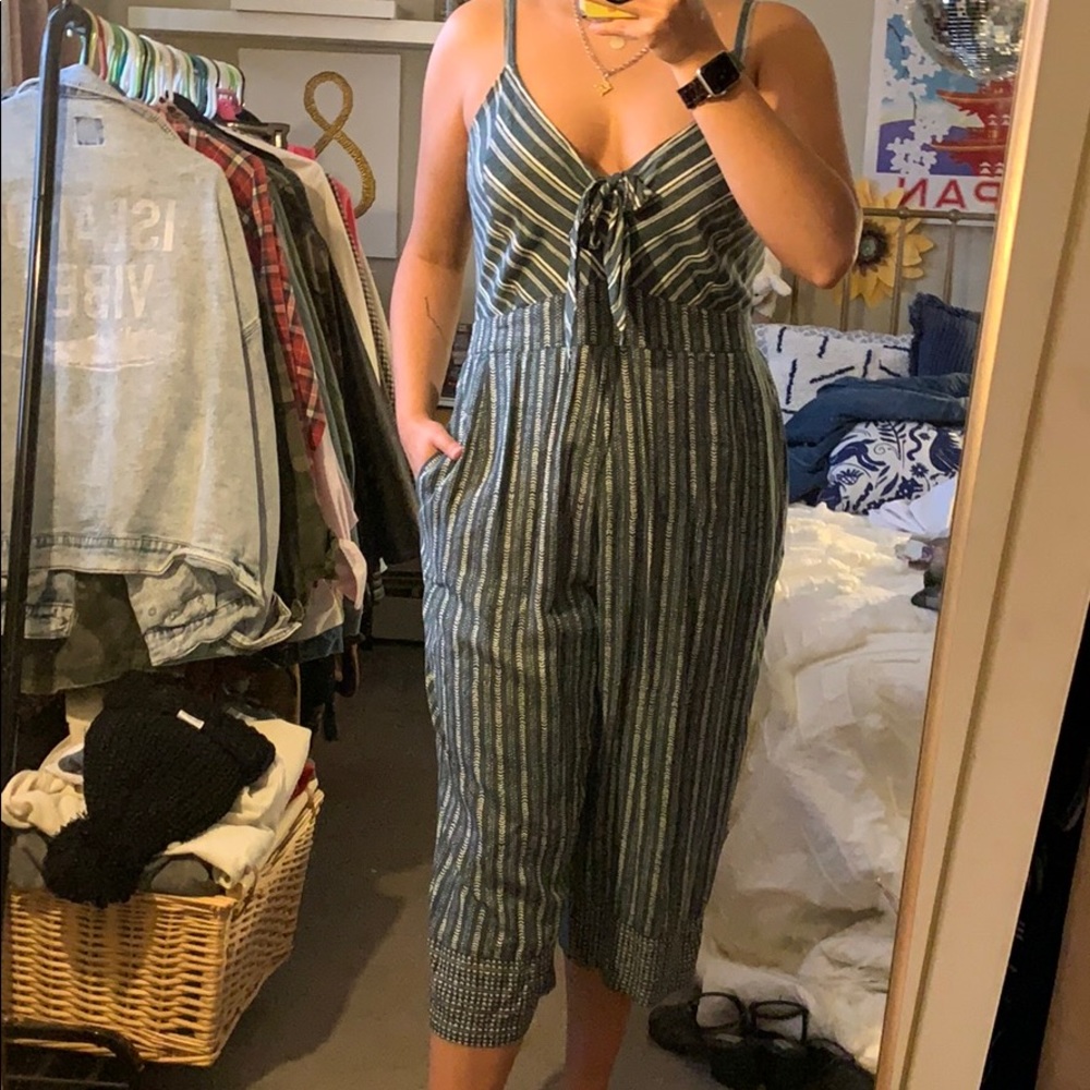 Fat Face stripe jumpsuit
